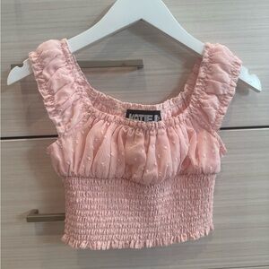 Katie j nyc girls crop top euc